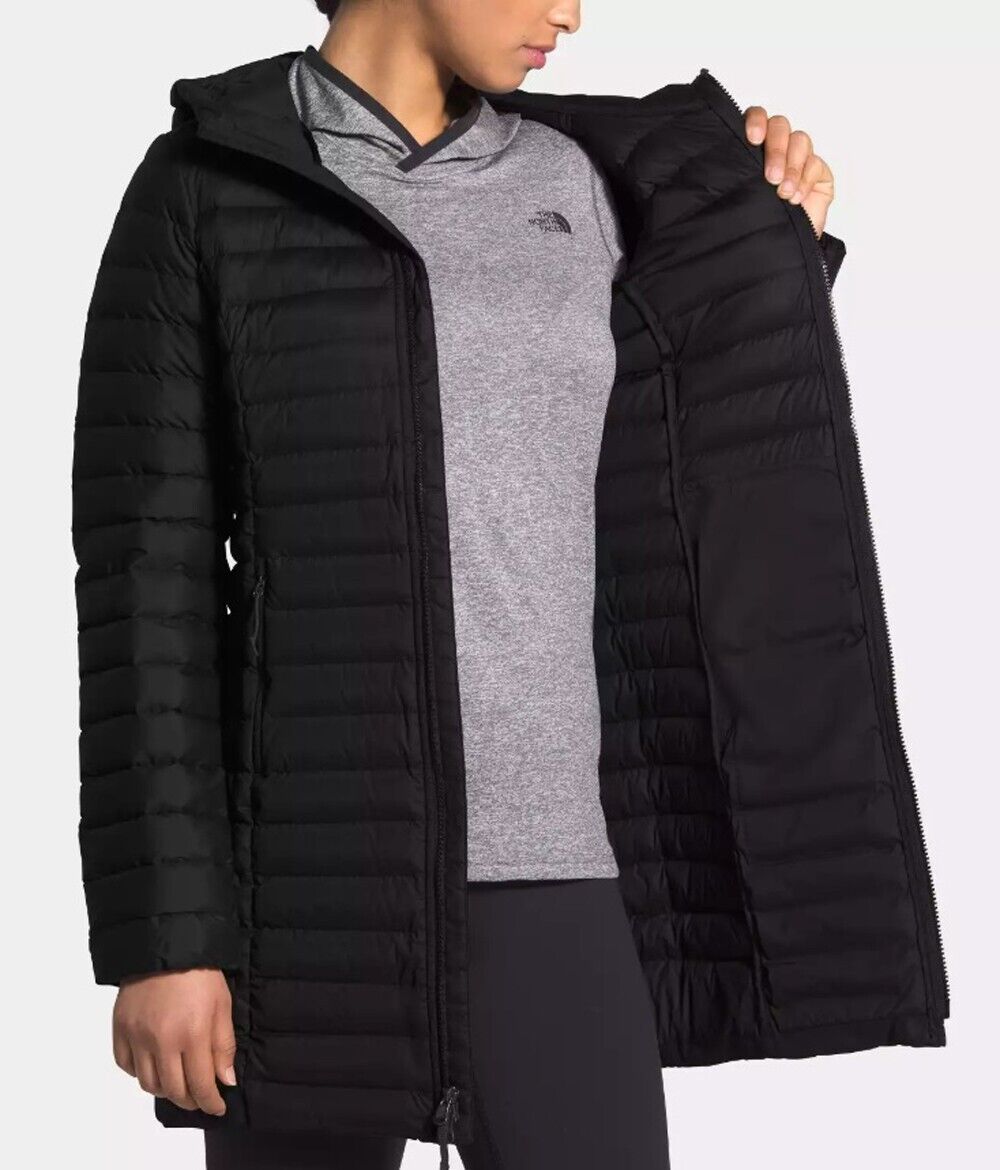 The North Face Womens Black Stretch Down Parka Puffer Jacket / RRP £275