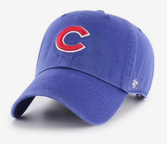 47 Brand Adult Chicago Cubs Clean Up Relaxed Cap / Royal Blue / RRP £24