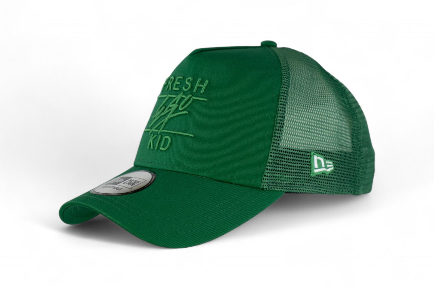 Fresh Ego Kid Mens OG Script Trucker Cap / Green / RRP £35