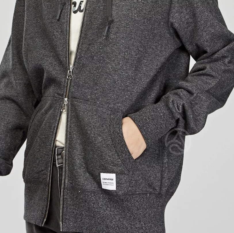 Converse Women's Essential Winterwool Full Zip Hoodie / BNWT / Charcoal
