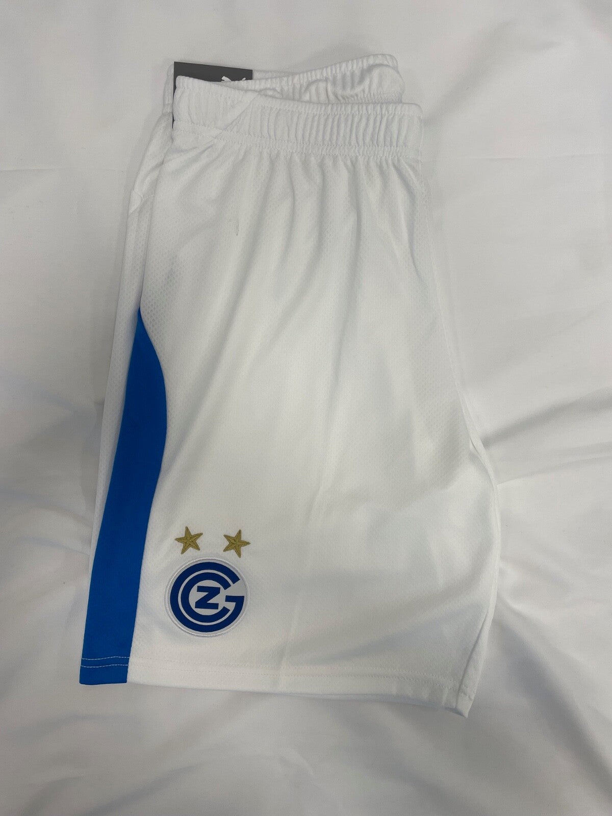 Puma Mens 19-20 Grasshoppers Home Football Shorts / BNWT / White / RRP £35