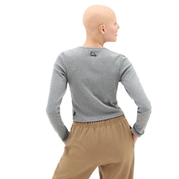 Vans Women's Armanto Long Sleeve Knit Shirt / Grey / RRP £52