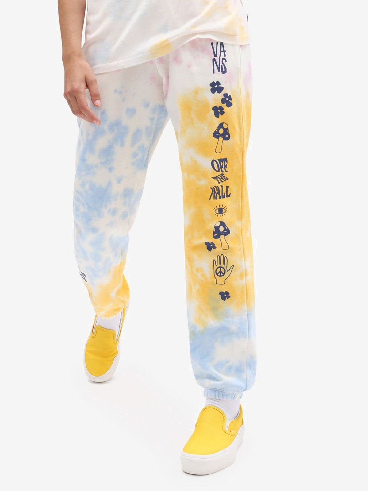 Vans Womens Mascy Daze Tri Dye Trousers / Pink / RRP £55
