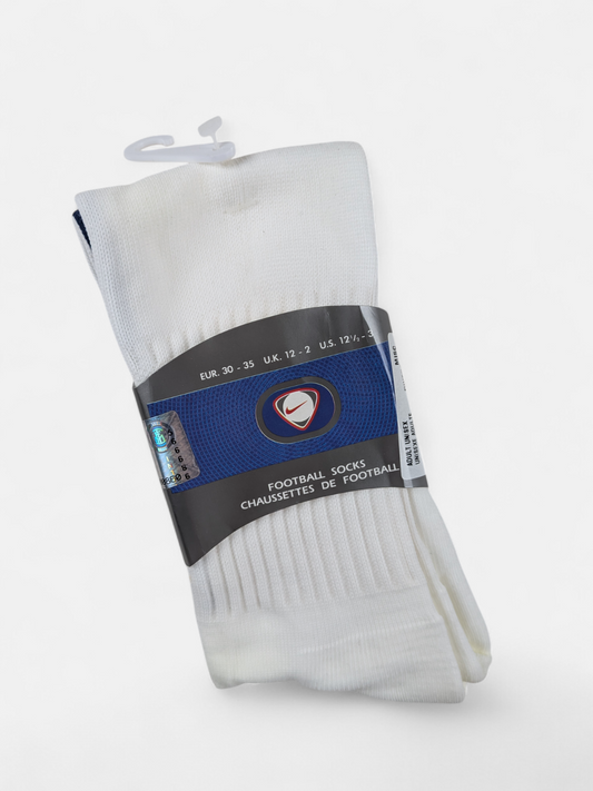 Nike Mens 2001-02 Inter Milan Home Change Socks / BNWT / White / RRP £15