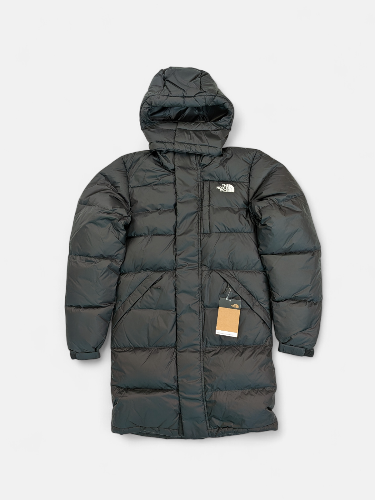 The North Face Mens LONG INSULATED DOWN JACKET / BLACK / RRP £300