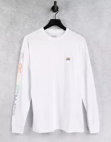 Vans Pride L/S T-shirt / White / Mens / RRP £30