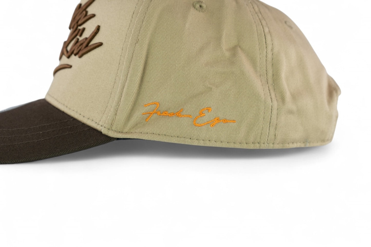 Fresh Ego Kid Script Cap / Beige Brown / RRP £35
