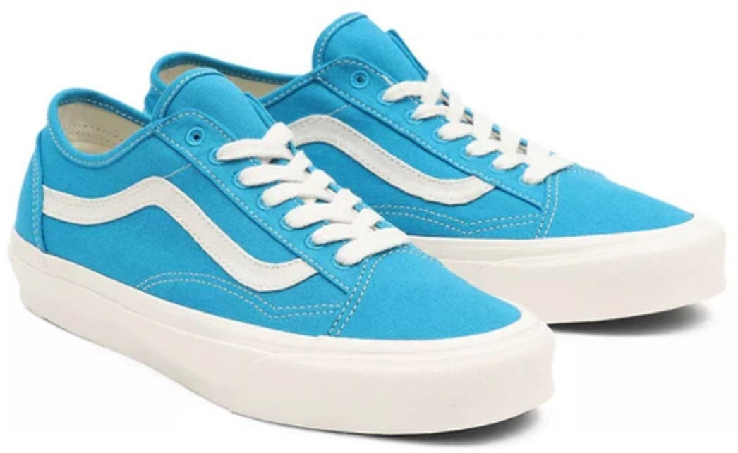 Vans Mens Eco Theory Old Skool Tapered Trainers / Blue White / RRP £70