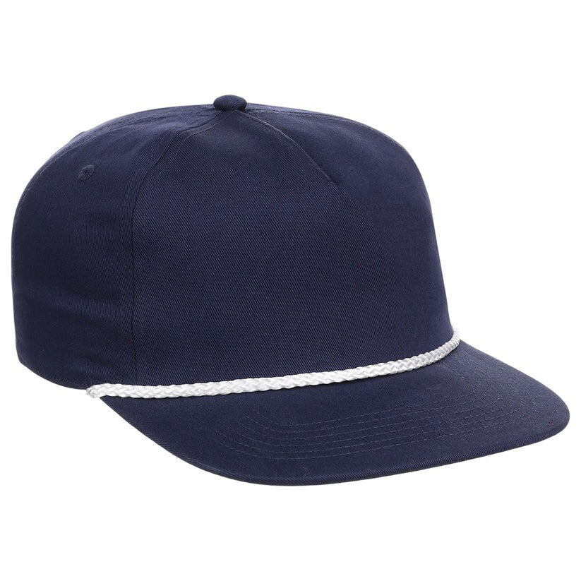 Crowns By Lids Unisex Plain Fairway Golfer Hat / Navy / £23