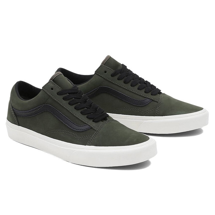 Vans Nubuck Old Skool Trainers / Olive Black / RRP £75