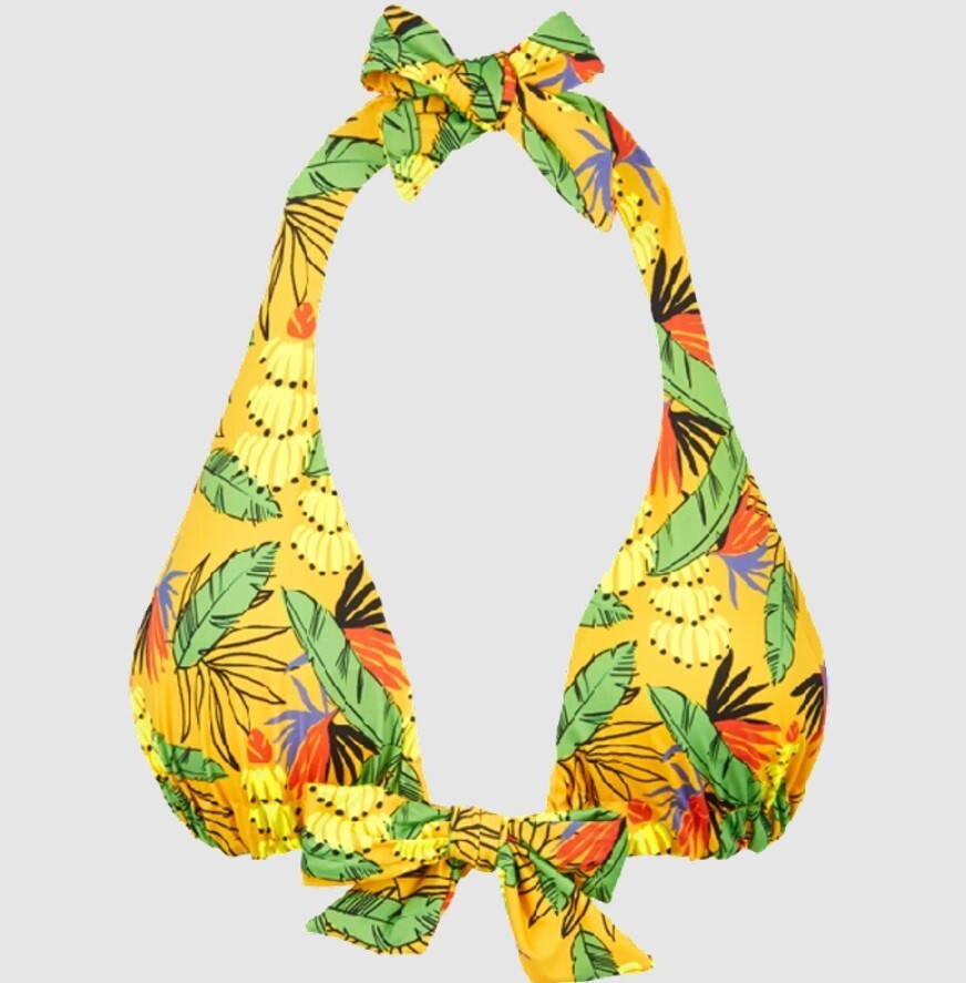 Vilebrequin Bikini Top / Women’s / Flower / Curry Yellow / RRP £110