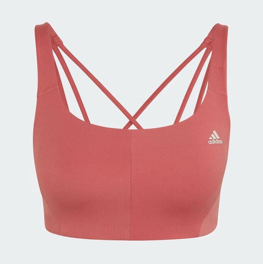 Adidas Womens Coreflow Medium Support Workout Bra / Red / RRP £38