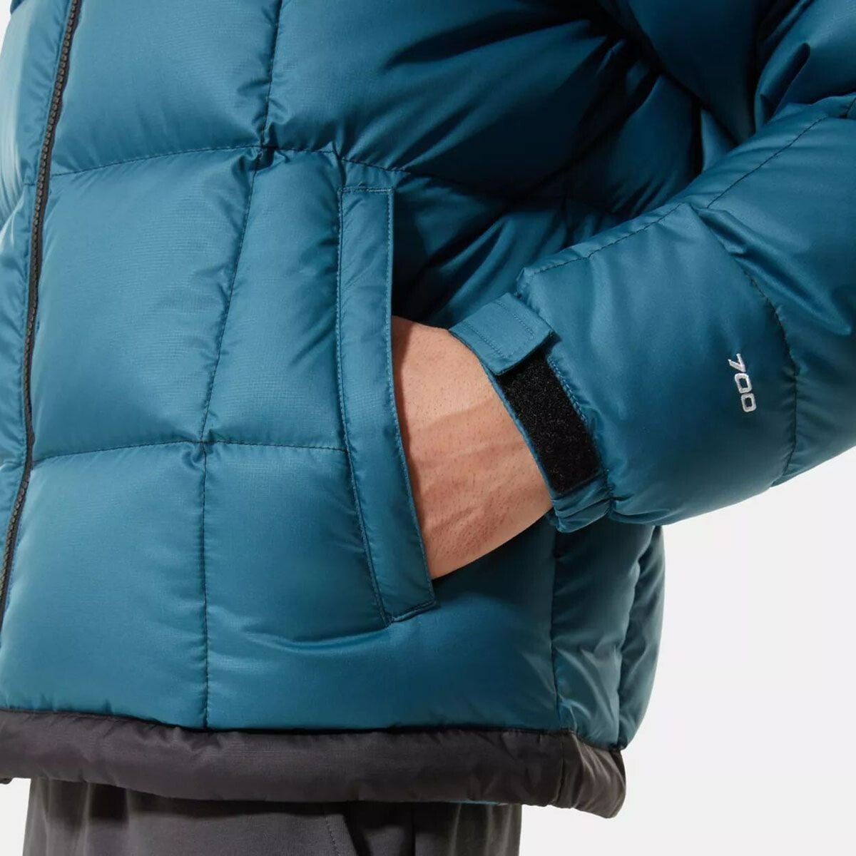 The North Face Men's Lhotse Puffer Jacket / Mallard Blue Black/ RRP £260