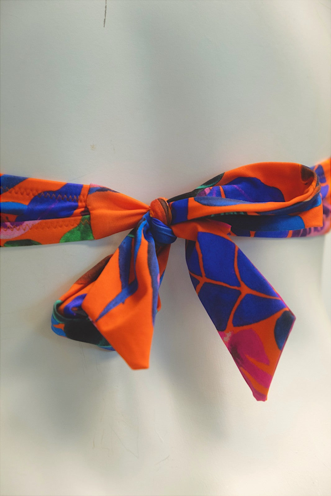 Vilebrequin Bikini Top / Womens / Orange/Multicolour Leaf / RRP £110