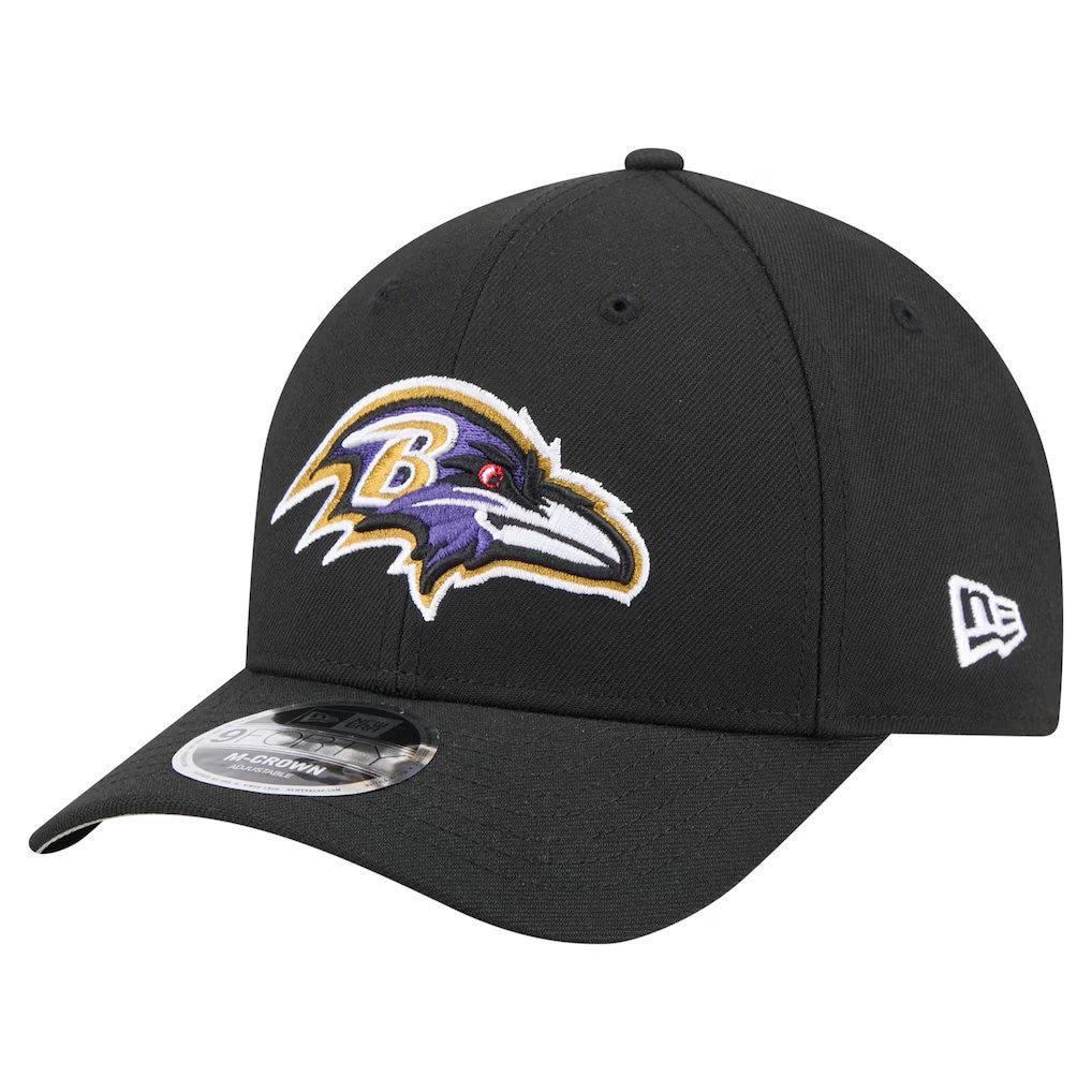 New Era Adult Baltimore Ravens 9Forty M Crown Cap / Black / RRP £27