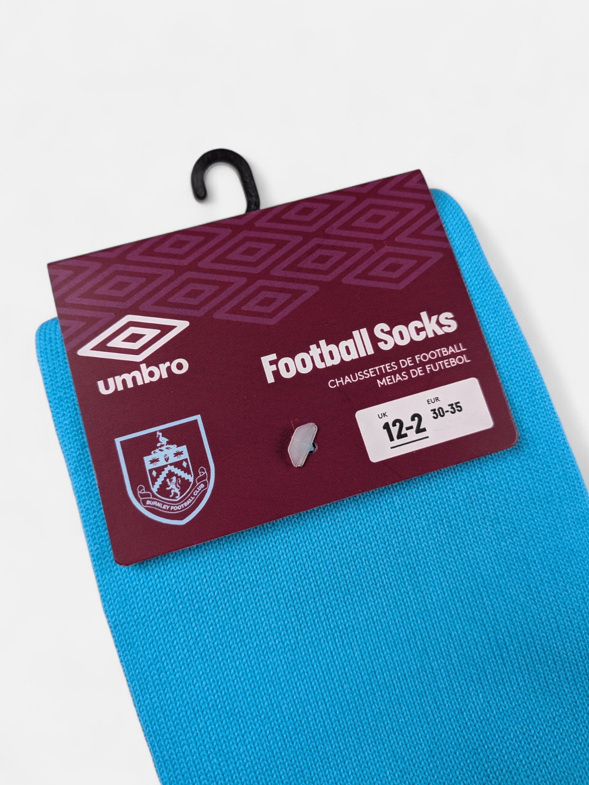 Umbro Kids 2020-21 Burnley GK Football Socks KIDS / BNWT / Blue / RRP £10