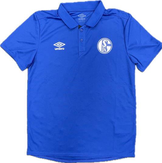 Umbro Schalke 04 Blue Polo Shirt / Blue / RRP £45
