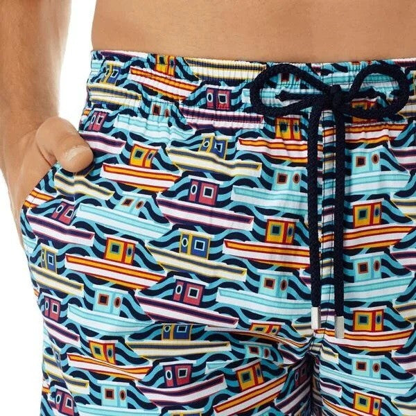 Vilebrequin Swim Shorts / Mens / Moorise / Blue Boat / RRP £220