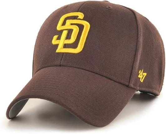 47 Brand Adult San Diego Padres Replica Cap / Brown / RRP £24