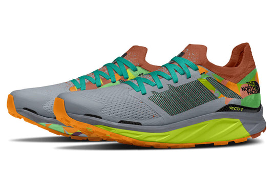 The North Face Men’s Flight Vectiv TW– Quarry Grey/Auburn, Trail Shoes