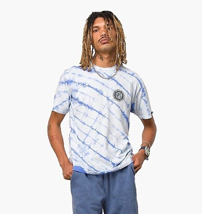 Vans Mens Trippy Thoughts Tie Dye T-Shirt / Ballad Blue / RRP £35