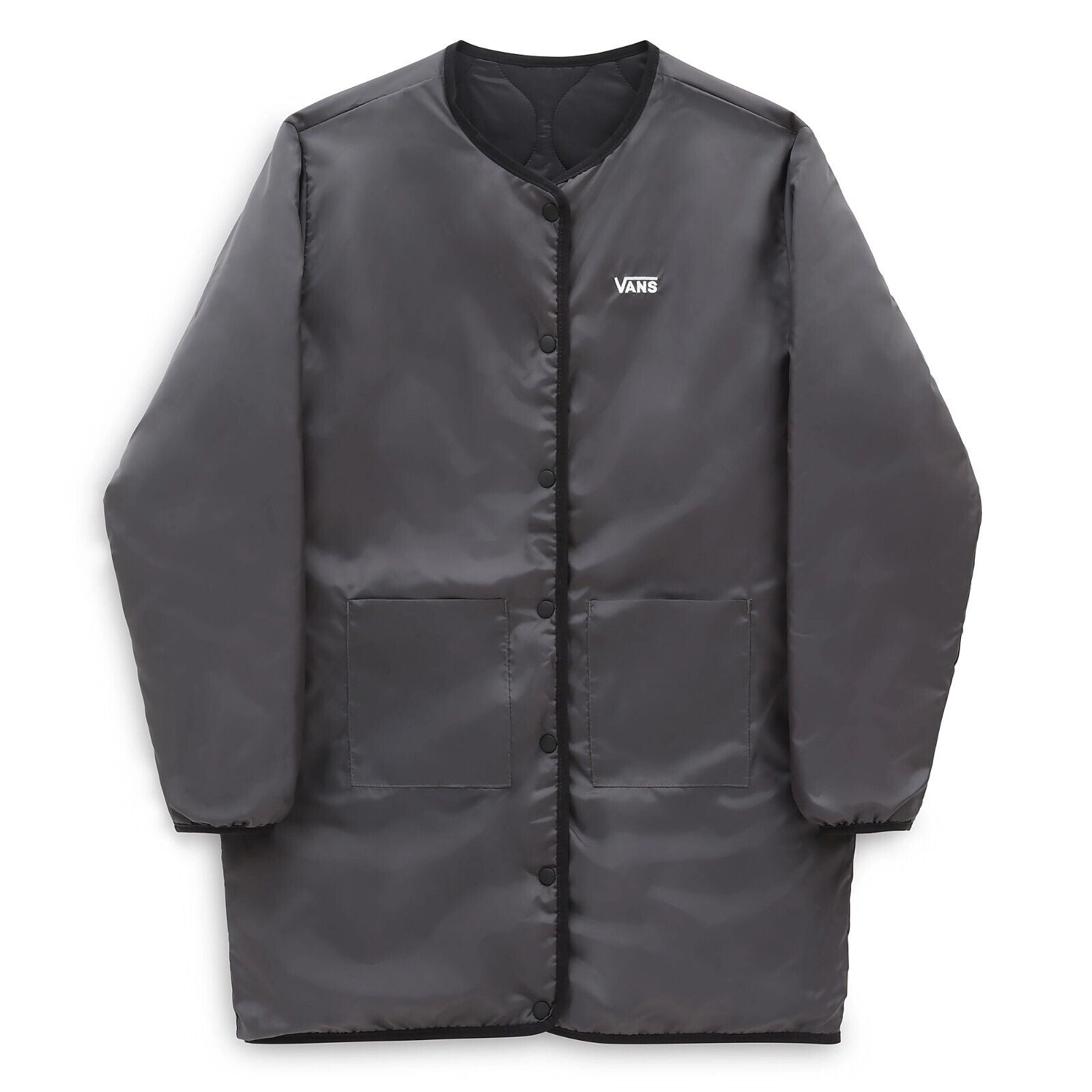 Vans Womens Long Reversible Quilted Jacket / Black / RRP £95