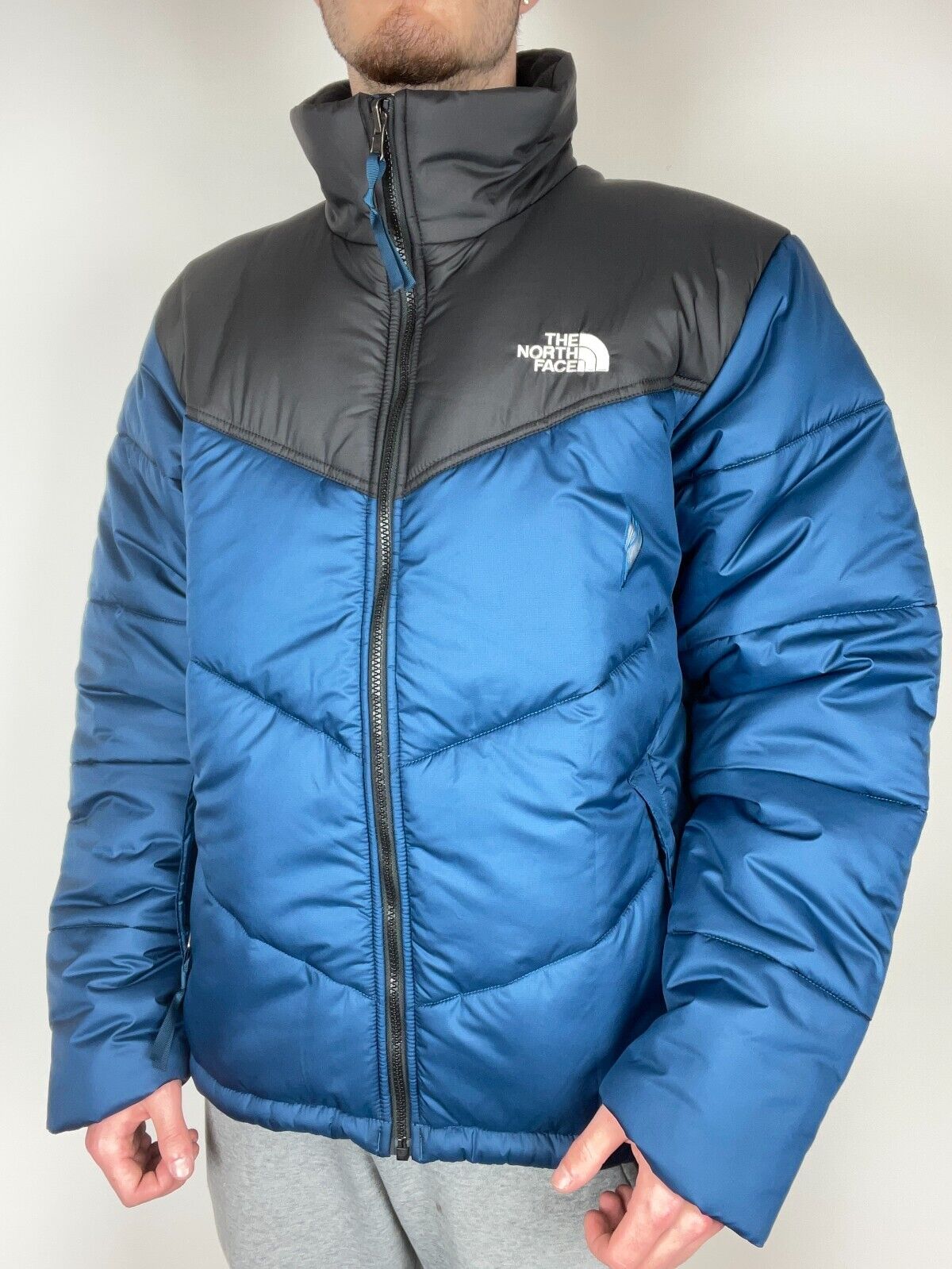 The North Face Mens Saikuru Puffer Jacket / Monterey Blue / RRP £200