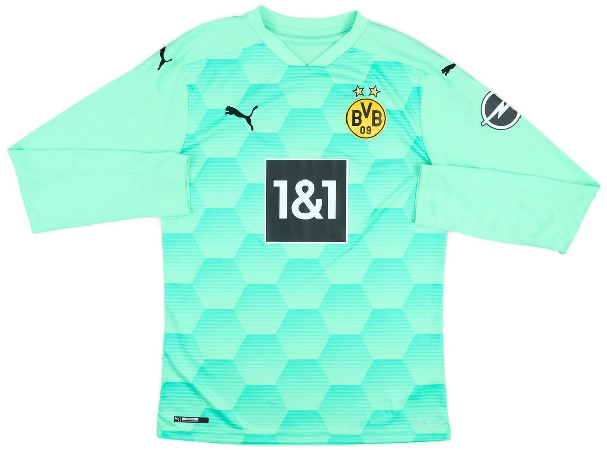 Puma Mens 2020-21 Dortmund Gk Shirt / Green / RRP £64.99