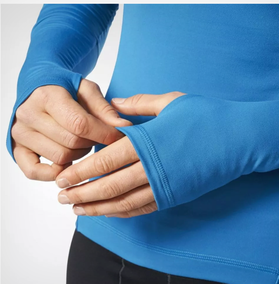 Adidas Women's Climaheat Long Sleeve Fitness Top / Blue / RRP £70