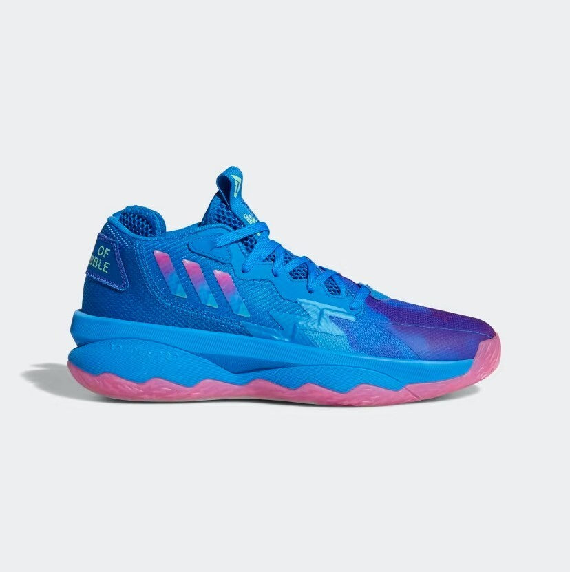 Adidas Unisex Dame 8 Battle Of The Bubble Basketball Trainers / Blue / RRP £100