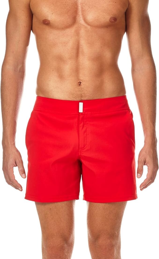Vilebrequin Swim Shorts / Mens / Merise / Poppy Red / RRP £195