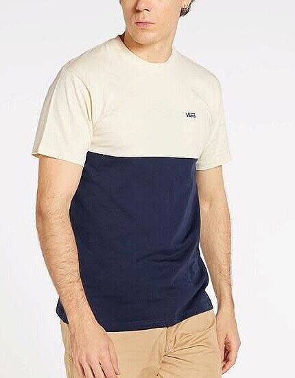 Vans Colorblock Tee / Dress Blues Antique White / Mens / RRP £25