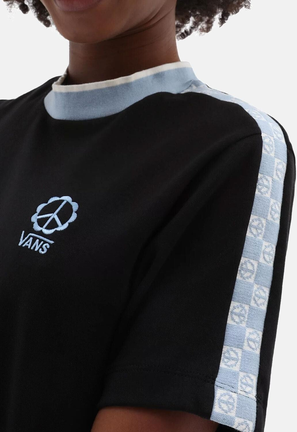 Vans Womens Peace Checkerboard SS Dress / Black / RRP £52