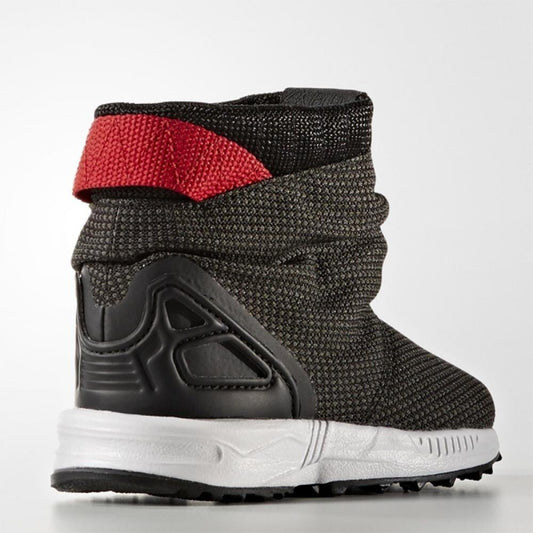 Adidas Infant ZX Flux Winter Snow Trainer Boot / Black / RRP £50