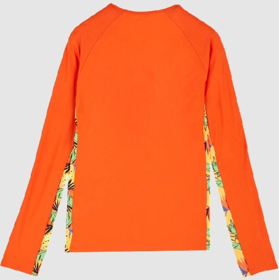 Vilebrequin Womens Long Sleeve Pool T-Shirt / Orange / RRP £90