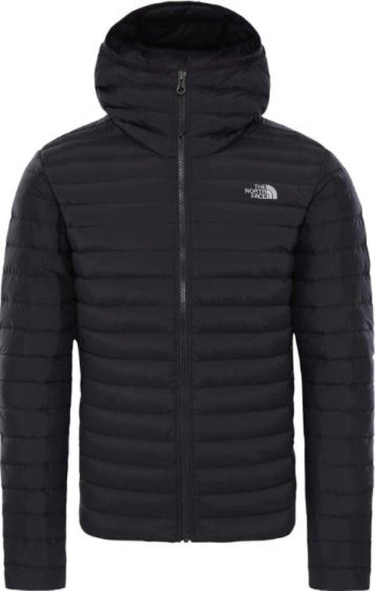 The North Face Mens Black Stretch Down Hoodie Puffer Jacket / RRP £245