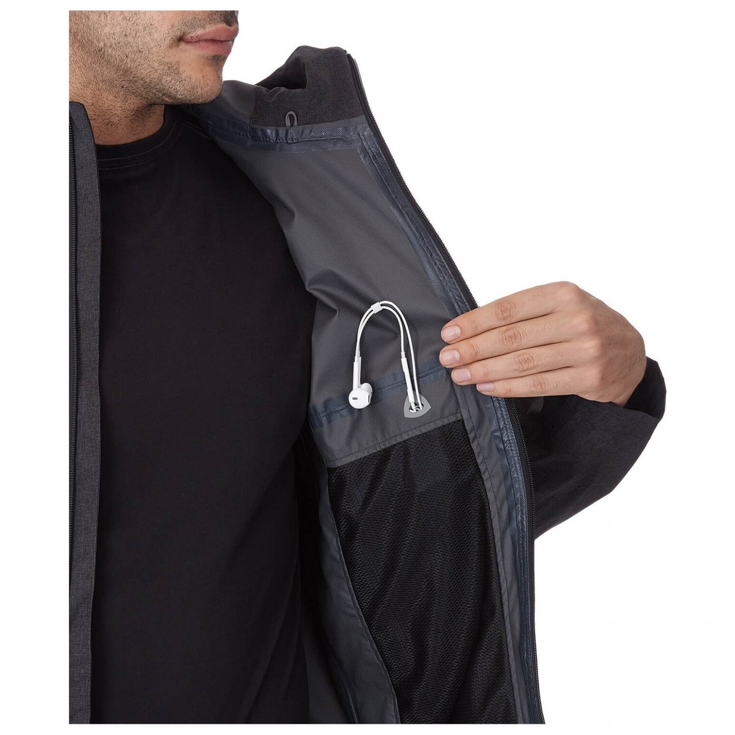 The North Face Mens Great Falls Waterproof Jacket / Dark Grey / RRP £180