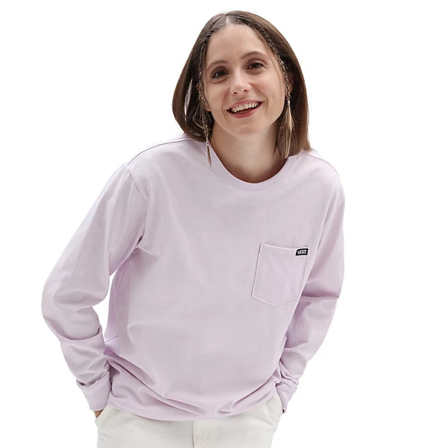 Vans L/S OTW Pocket T-shirt / Lavender Fog / Women / RRP £35