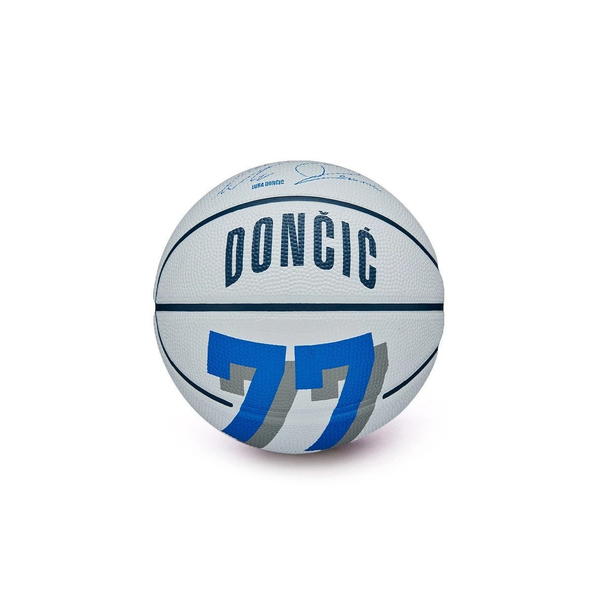 Wilson Dallas Mavericks Luka Doncic Player Icon Mini Basketball /White/ RRP £22