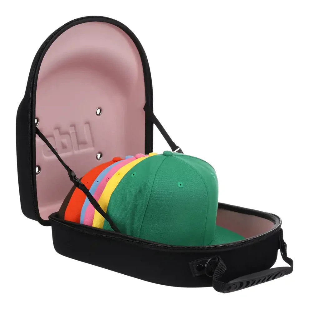 Lids Cap Carrier Bag – Travel Storage Case for Baseball Caps – Black / Pink