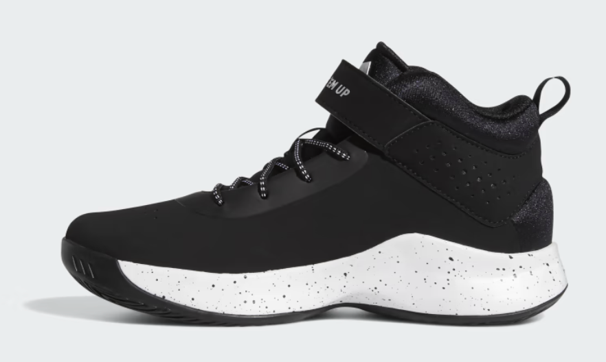 Adidas Kids Cross Em Up 5K Wide Slip-On Basketball Trainers / BNIB / Black