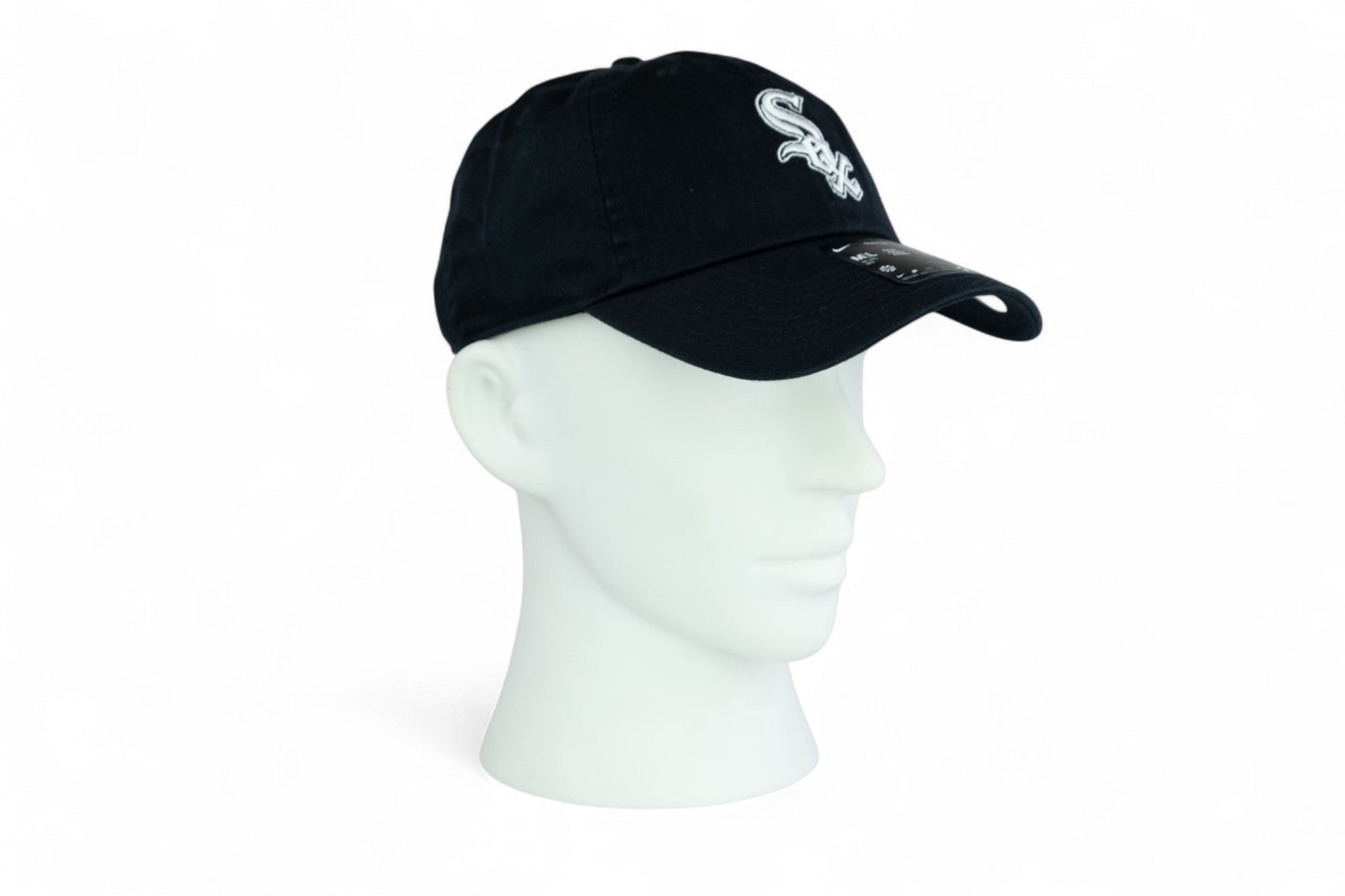 Nike Adult Chicago White Sox Baseball Relaxed Cap / Black White / RRP £22