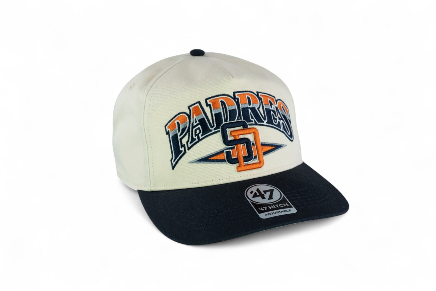 47 Brand San Diego Padres Arc Line Hitch Snapback / Beige Navy / RRP £38