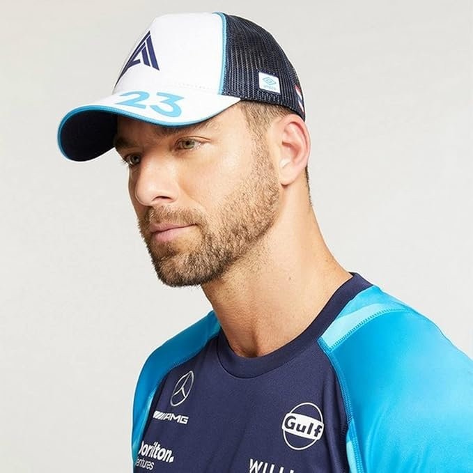 CMC Motorsports Adult Williams Team Alex Albon Driver Cap / Peacoat / RRP £36
