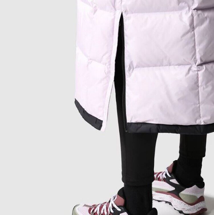 The North Face Womens Pink Lhotse Duster Long Puffer Coat / RRP £425