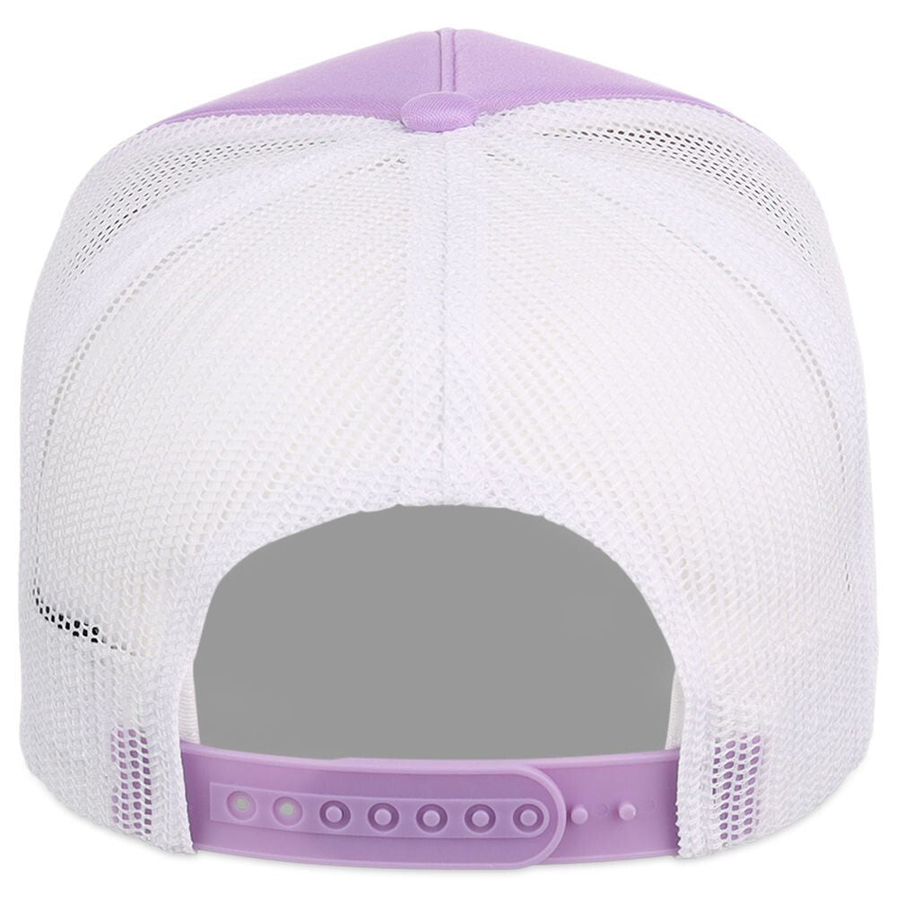 Unisex Plain Screen Foam Trucker Hat / Purple White / £20