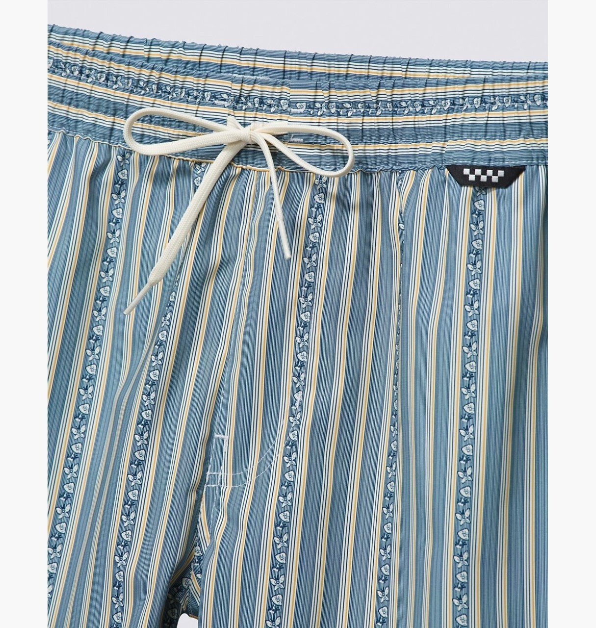 Vans Mens Primary Solid Elastic Boardshort / Blue Stripe / RRP £50