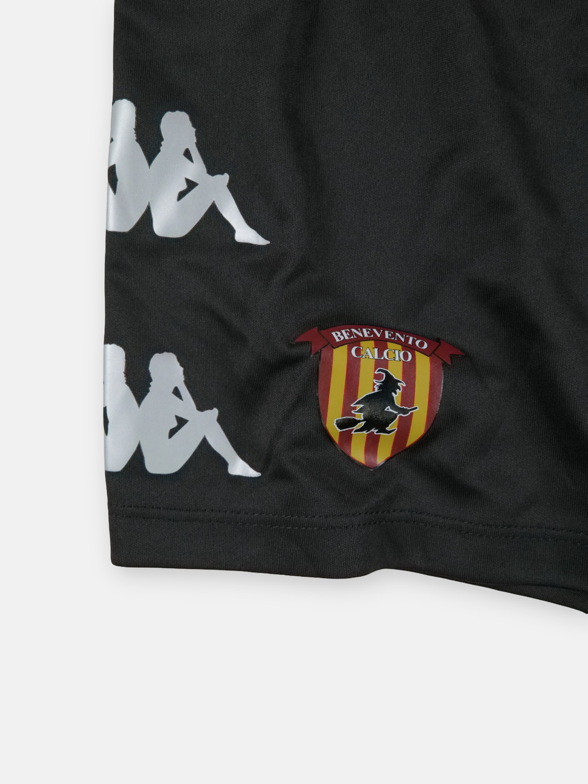 Kappa Mens 2020-21 Benevento Home Football Shorts / Black / RRP £44.99