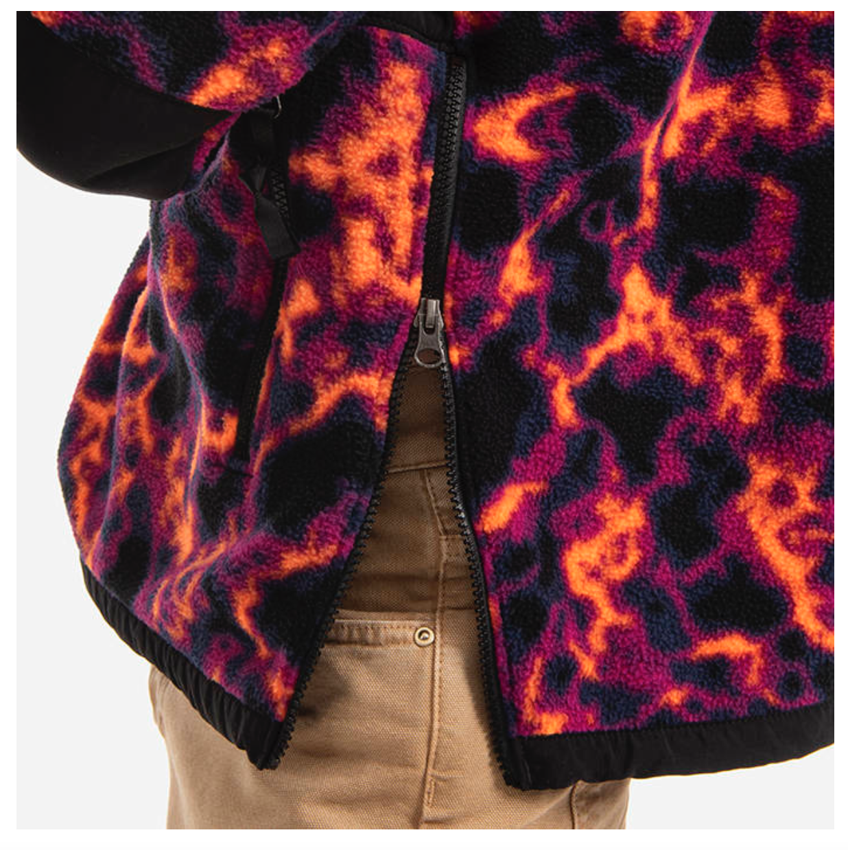 The North Face Mens Printed Denali 2 Anorak Fleece / BNWT / Marble Camo Print