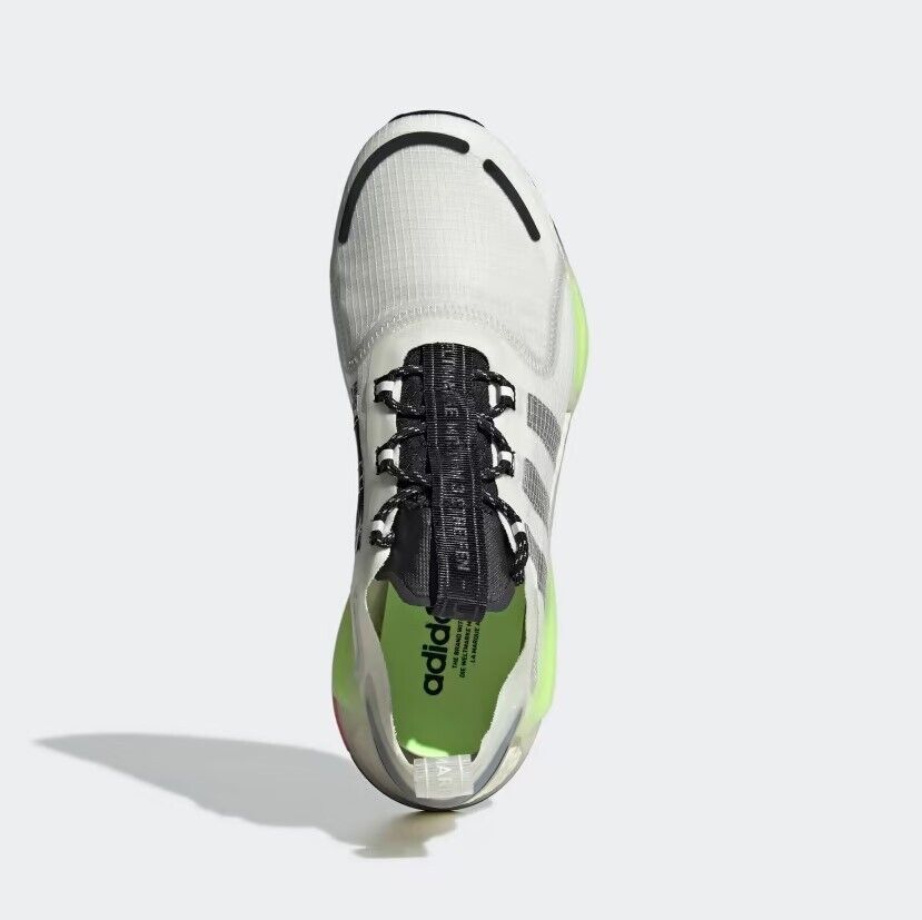Adidas Mens NMD V3 Trainers / White Black Neon / RRP £130